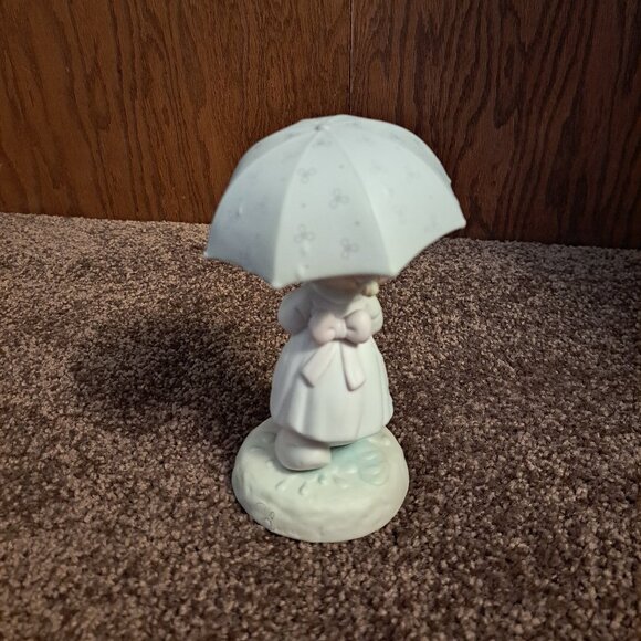 NWT Vtg Retired Precious Moments Figurine April 1987 Enesco Samuel J Butcher - Picture 4 of 8